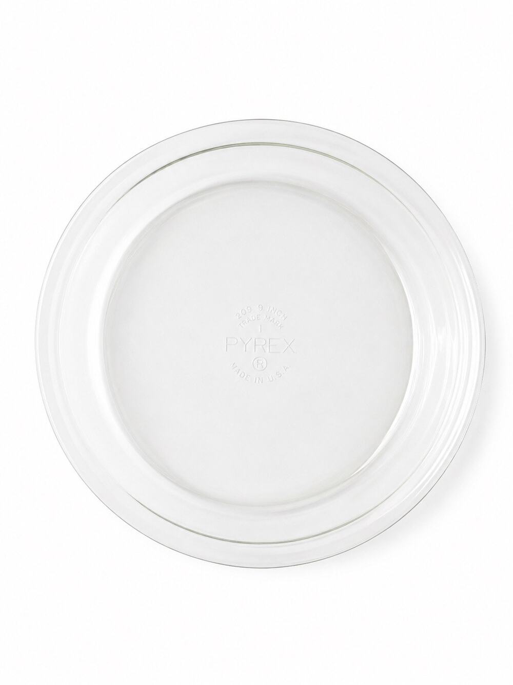 Vintage PYREX 209 Clear Glass 9” Pie Plate Baking Dish Made in USA